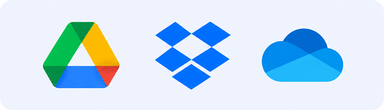 Cloud storage services used to share videos